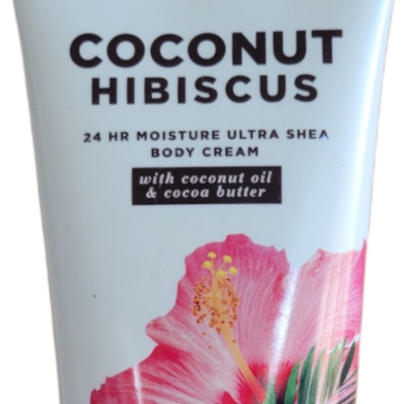Coconut Hibiscus 24 Hr Moisture Ultra Shea Body Cream - w/ Coconut Oil & Butter - Picture 1 of 3